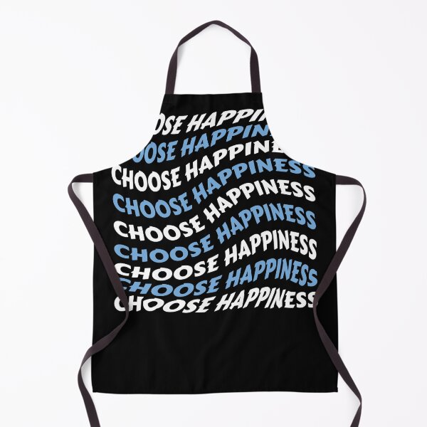Item preview, Choose Happiness Wavy Text light blue argentina colour designed and sold by hockeng.