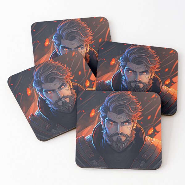 Item preview, Viking Male Artistic, Walking in Fire designed and sold by AICreateWorlds.