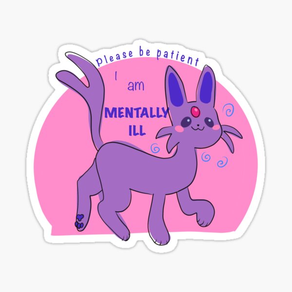 Purple Cat Sticker