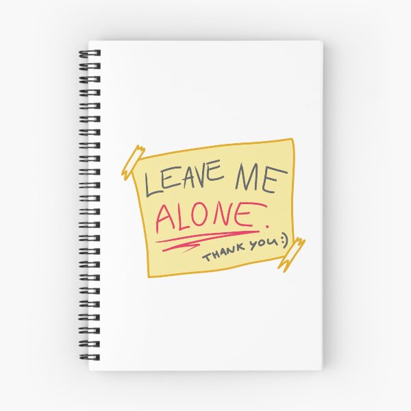 Item preview, Funny Post-it Note Saying "Leave Me Alone" Design designed and sold by Jellibeany.