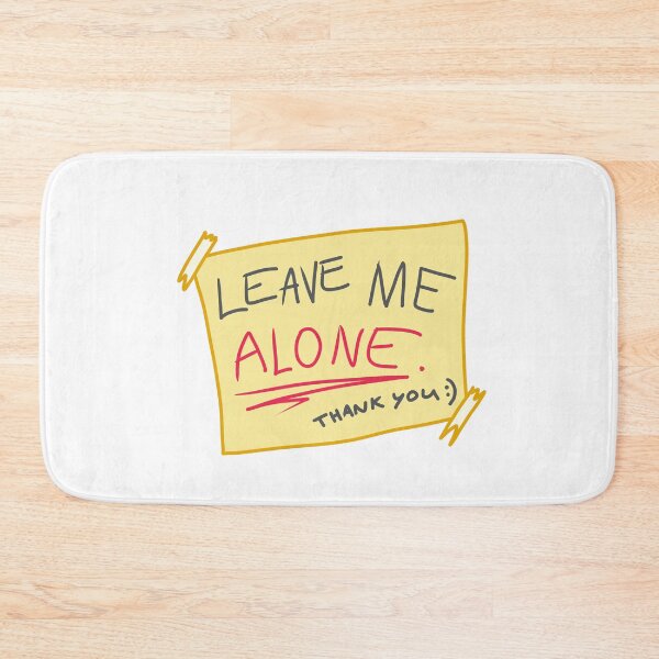 Item preview, Funny Post-it Note Saying "Leave Me Alone" Design designed and sold by Jellibeany.