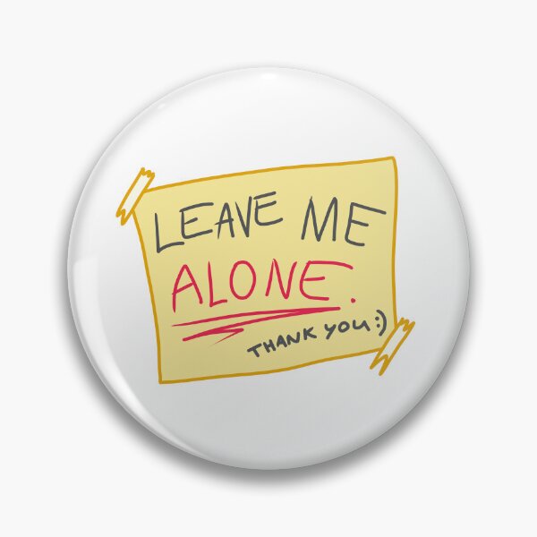 Item preview, Funny Post-it Note Saying "Leave Me Alone" Design designed and sold by Jellibeany.