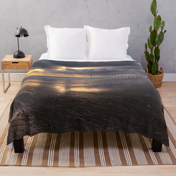 Item preview, December sunrise reflected on wet sand designed and sold by Violaman.