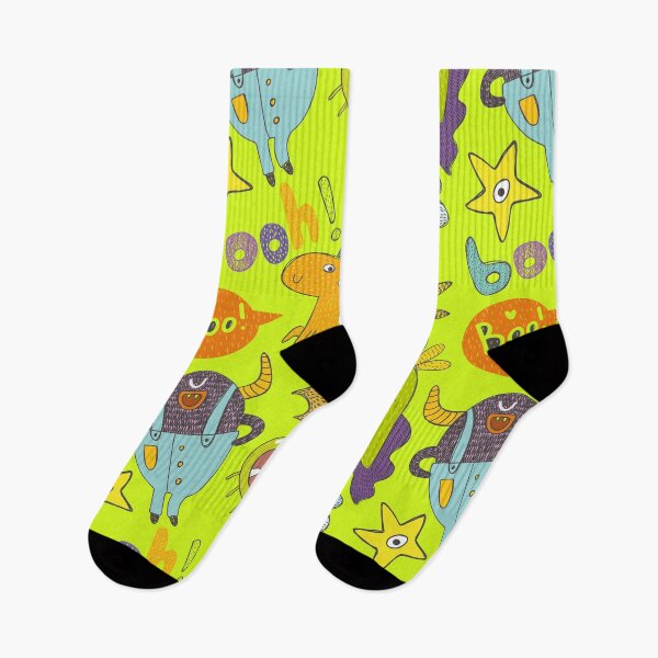 Item preview, Cute and Funny Monsters pattern designed and sold by KOTOdesign.