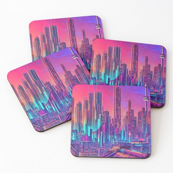 Item preview, Cyberpunk Toronto CN Tower designed and sold by AICreateWorlds.