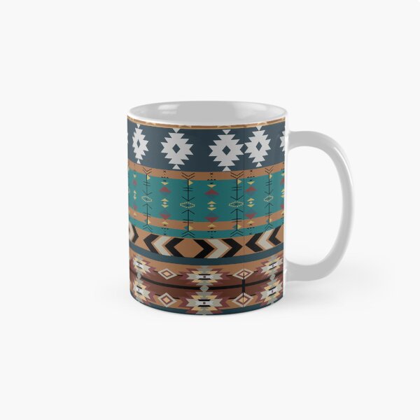 Item preview, Southwestern Aztec In Blues, Browns and Mauve designed and sold by handsoftime2020.