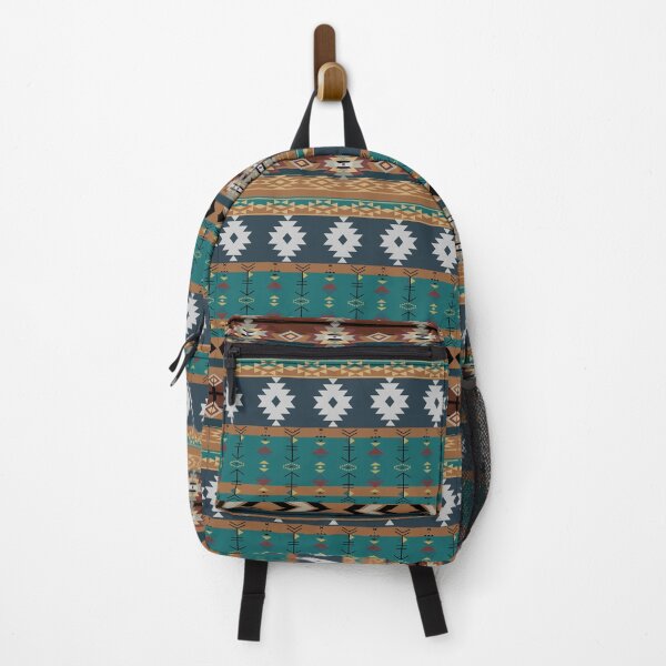 Item preview, Southwestern Aztec In Blues, Browns and Mauve designed and sold by handsoftime2020.