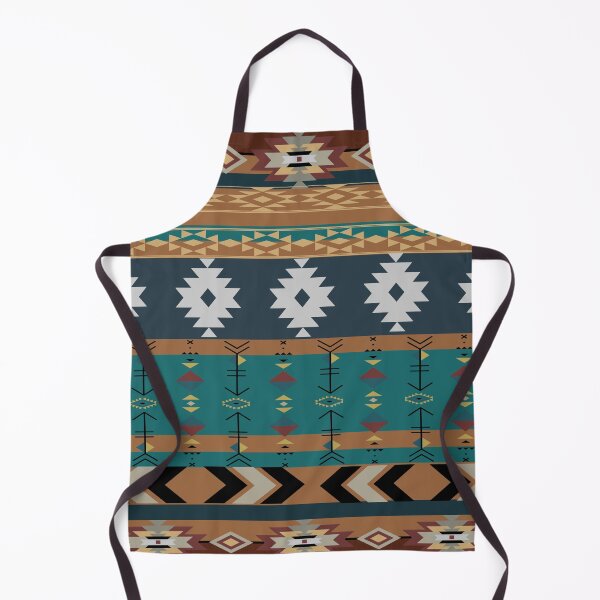 Item preview, Southwestern Aztec In Blues, Browns and Mauve designed and sold by handsoftime2020.