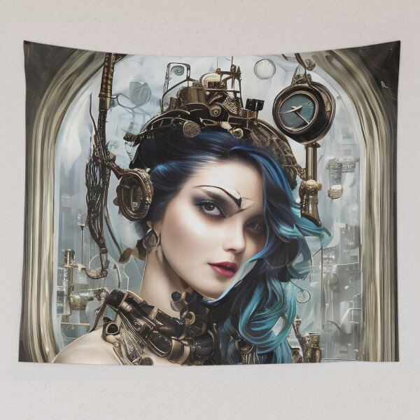 Item preview, Ava Steampunk Girl Portrait  designed and sold by Kamiri.