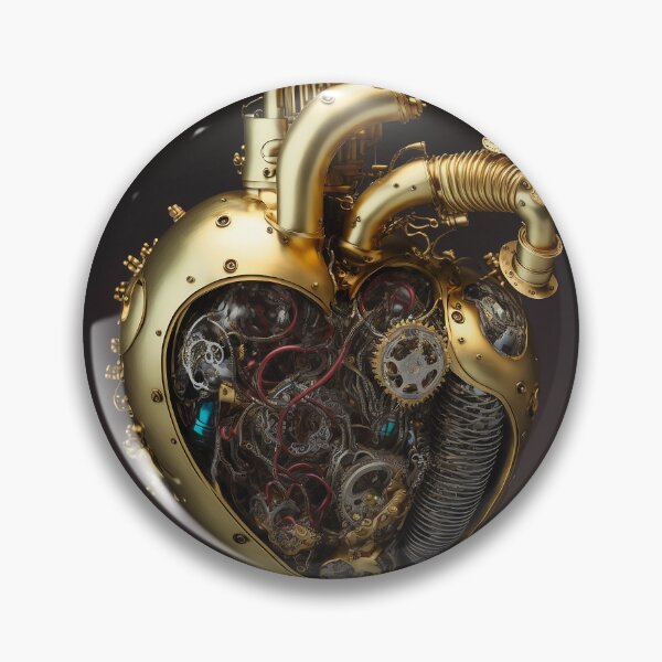 Item preview, Cartoon Steampunk Heart designed and sold by GummywormDesign.