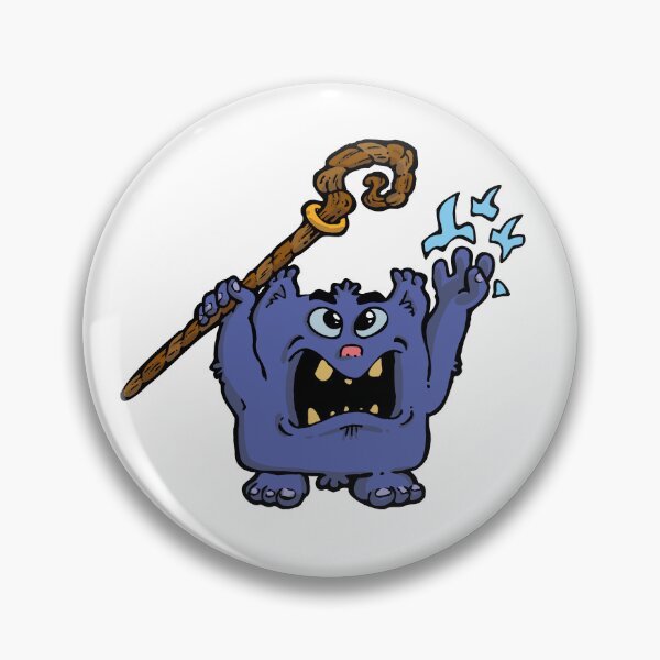 Item preview, Magician little purple monster designed and sold by Guillaume Desbiolles.