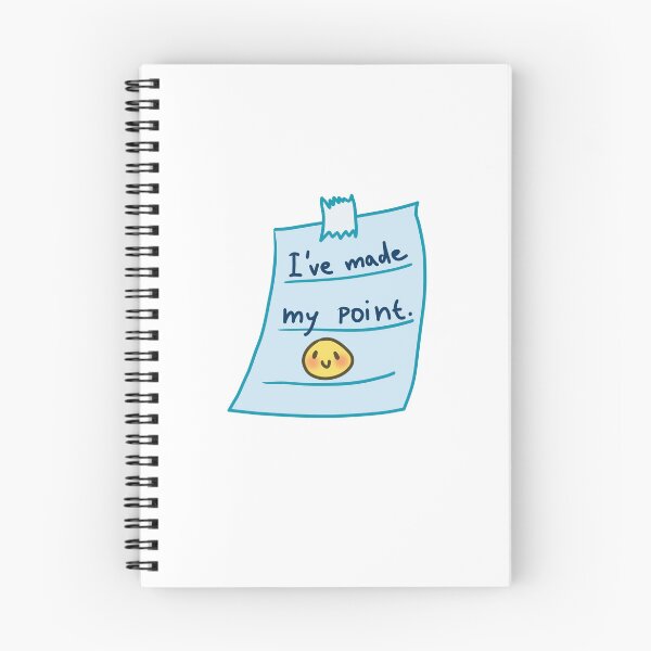 Item preview, Funny Post-it Note Saying "I've Made My Point" Design designed and sold by Jellibeany.