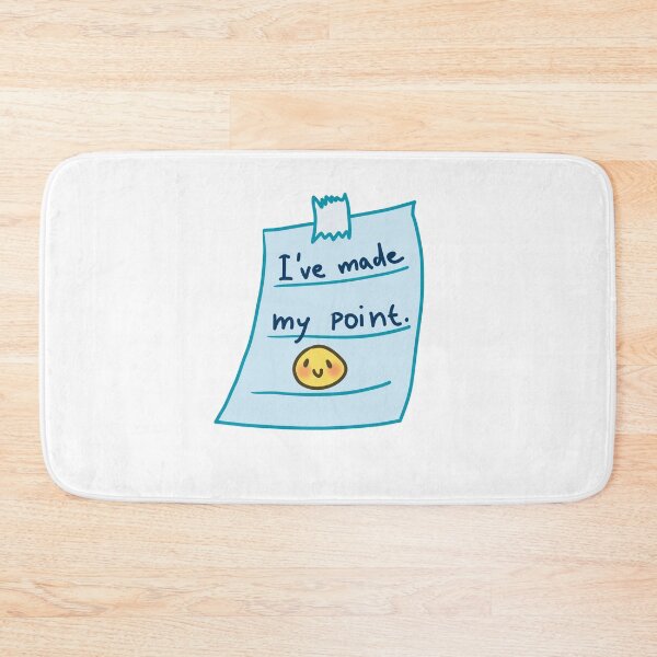 Item preview, Funny Post-it Note Saying "I've Made My Point" Design designed and sold by Jellibeany.