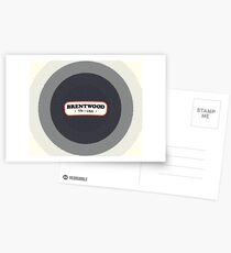 Brentwood | Retro Badge Postcards