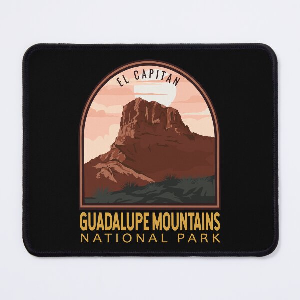 Item preview, Guadalupe Mountains National Park El Capitan Vintage Emblem designed and sold by KrisSidDesigns.