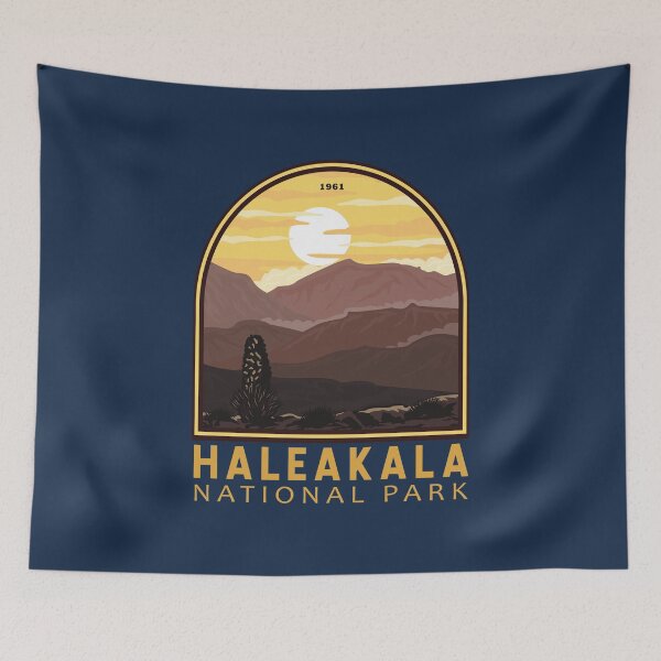 Item preview, Haleakala National Park Vintage Emblem designed and sold by KrisSidDesigns.