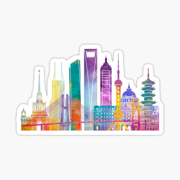 Shanghai Stickers Redbubble