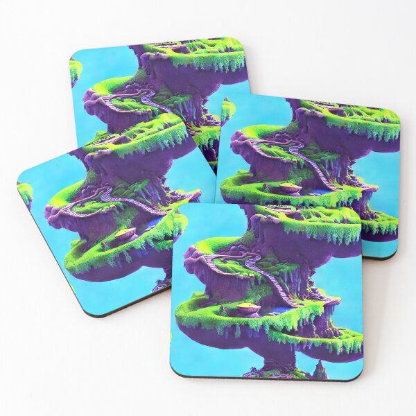 Item preview, A Dreamy Fantasy Landscape - Seamless Pattern designed and sold by Chubuter.