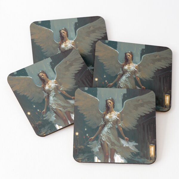 Item preview, City Angel Painting designed and sold by GummywormDesign.