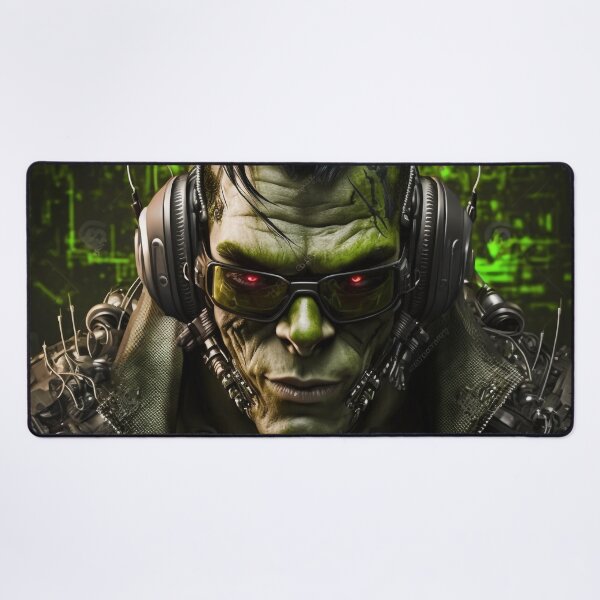 Item preview, Cyberpunk Orc Gamer designed and sold by AICreateWorlds.