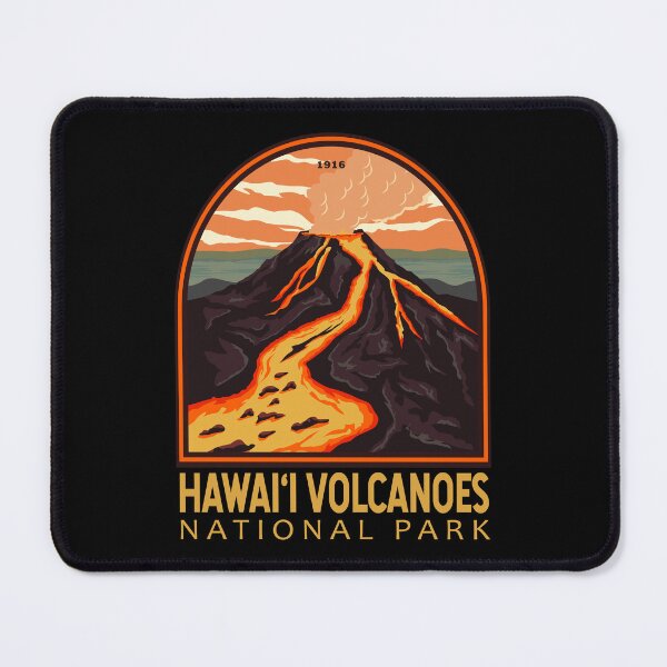 Item preview, Hawaii Volcanoes National Park Vintage Emblem designed and sold by KrisSidDesigns.