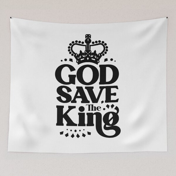 Item preview, God Save the KING designed and sold by FabSpark.