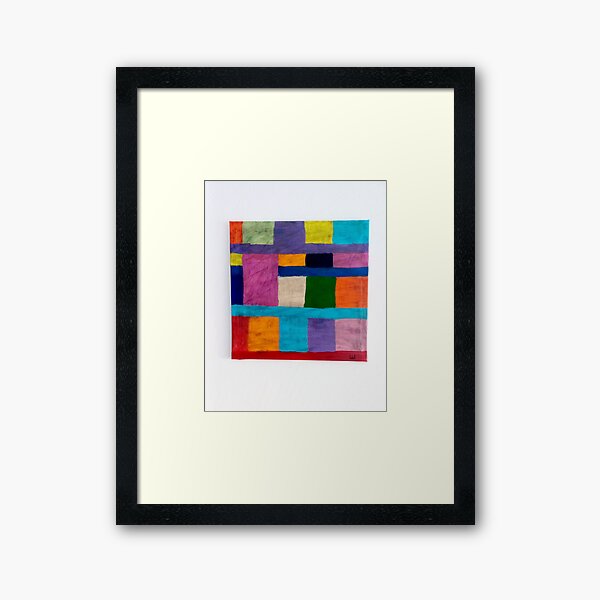 Item preview, Vintage abstract Stanley Whitney´s artwork decay designed and sold by EugenioPrints.