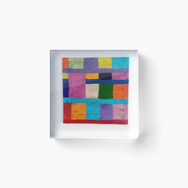 Aperçu de l'œuvre Dégradation de l'œuvre abstraite vintage de Stanley Whitney créée et vendue par EugenioPrints.