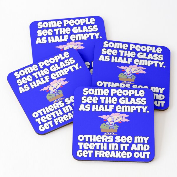 Item preview, Senior Citizen Funny Humor Some People See The Glass As Half Empty designed and sold by fantasticdesign.