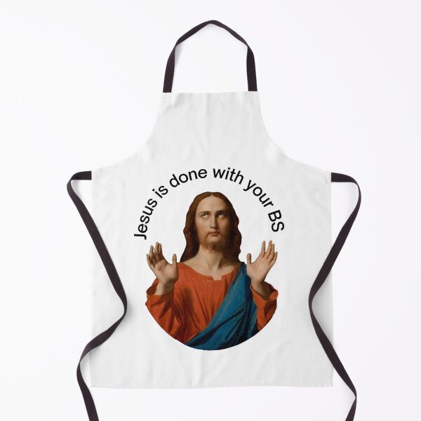 Item preview, Jesus Eye Roll Meme - Jesus Is Done With Your BS designed and sold by Trndii.