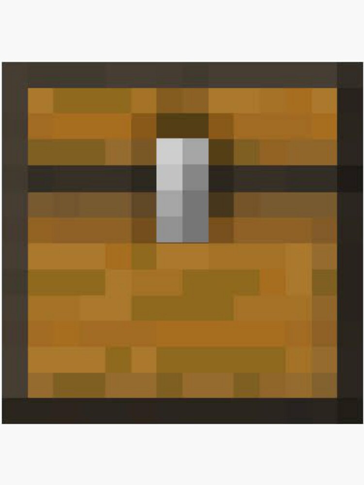 "minecraft chest" Sticker for Sale by Redbubble