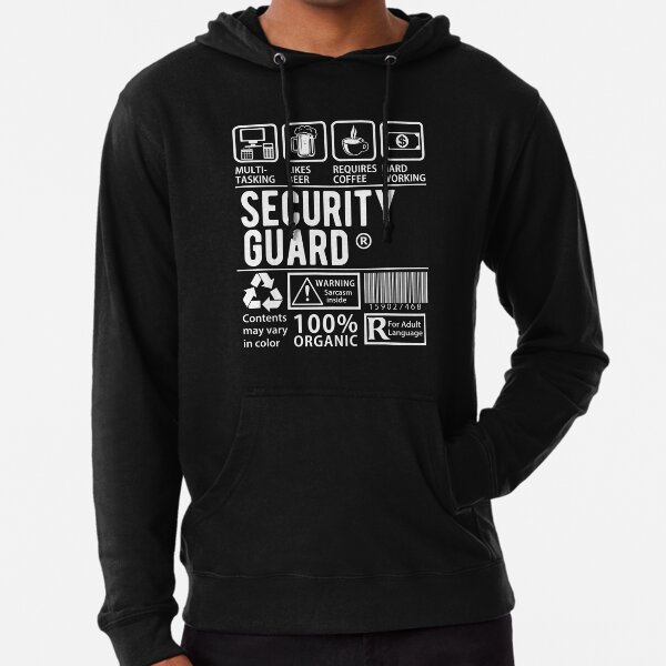 KEEP CALM IM A SECURITY GUARD OFFICER HOODIE ALL SIZES /& COLOURS