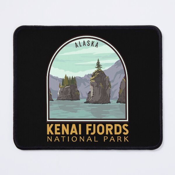 Item preview, Kenai Fjords National Park Vintage Emblem designed and sold by KrisSidDesigns.