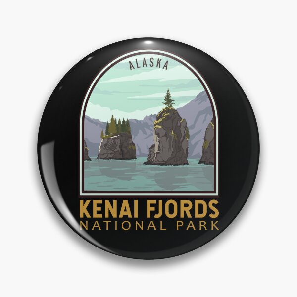 Item preview, Kenai Fjords National Park Vintage Emblem designed and sold by KrisSidDesigns.