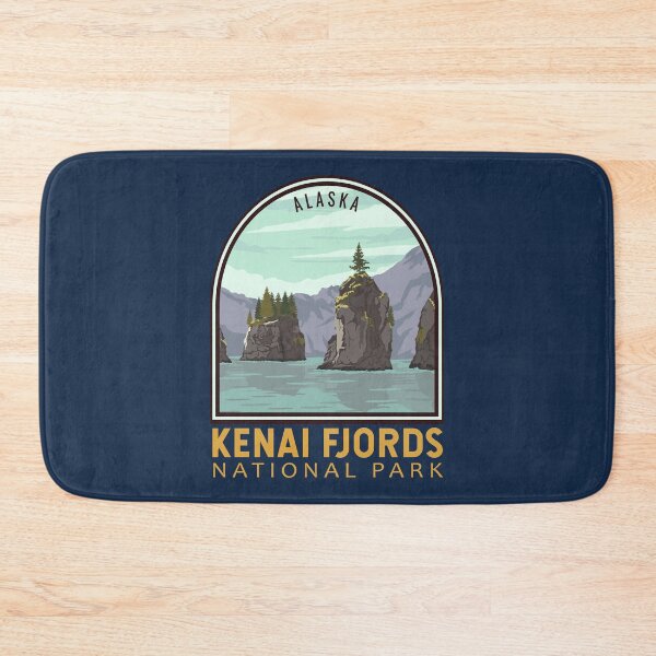 Item preview, Kenai Fjords National Park Vintage Emblem designed and sold by KrisSidDesigns.