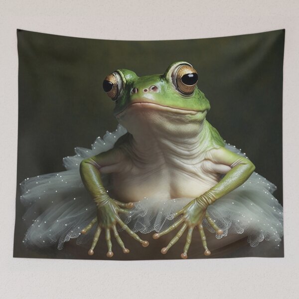 Item preview, Ballerina Frog designed and sold by GummywormDesign.