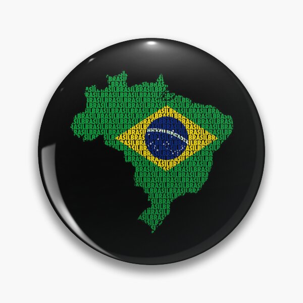Item preview, Map of Brazil (Brasil) designed and sold by UrWorldCtries.