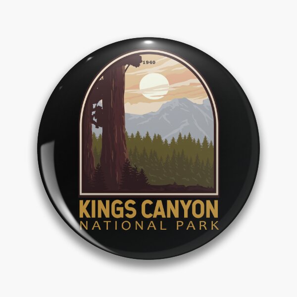 Item preview, Kings Canyon National Park Vintage Emblem designed and sold by KrisSidDesigns.