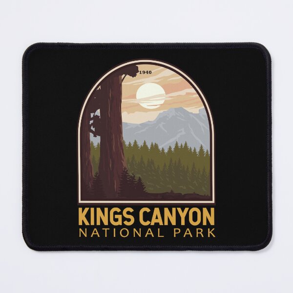 Item preview, Kings Canyon National Park Vintage Emblem designed and sold by KrisSidDesigns.
