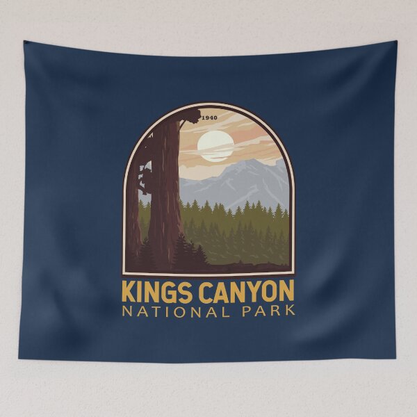 Item preview, Kings Canyon National Park Vintage Emblem designed and sold by KrisSidDesigns.