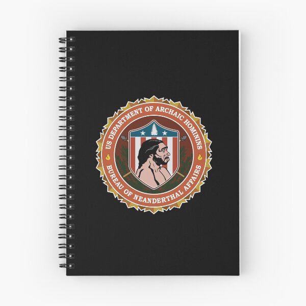 Item preview, Neanderthal Caveman Ice Age US Government Official Seal DNA designed and sold by twHistory.