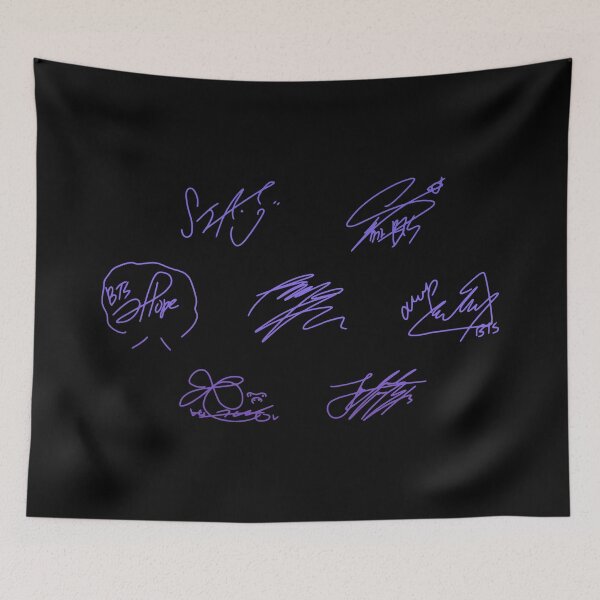 Item preview, BTS AUTOGRAPH (purple gradient) designed and sold by sarascoprox.