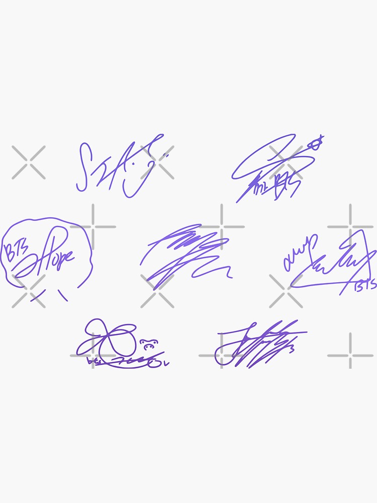 BTS AUTOGRAPH (purple gradient)