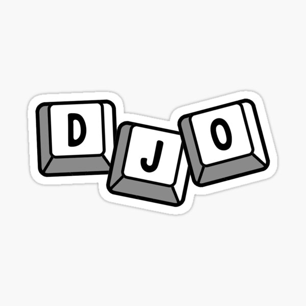 djo keys Sticker
