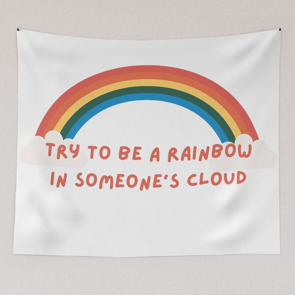 Item preview, Try to be a rainbow in someone's cloud designed and sold by Polarizzy.