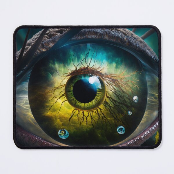 Item preview, Lens view human dragon eye underwater forest  designed and sold by forwardthinker.