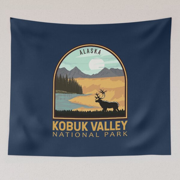 Item preview, Kobuk Valley National Park Vintage Emblem designed and sold by KrisSidDesigns.