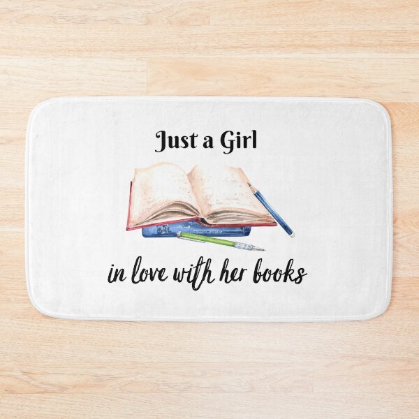 Item preview, Just a girl in love with her books designed and sold by HappyVibesAlert.