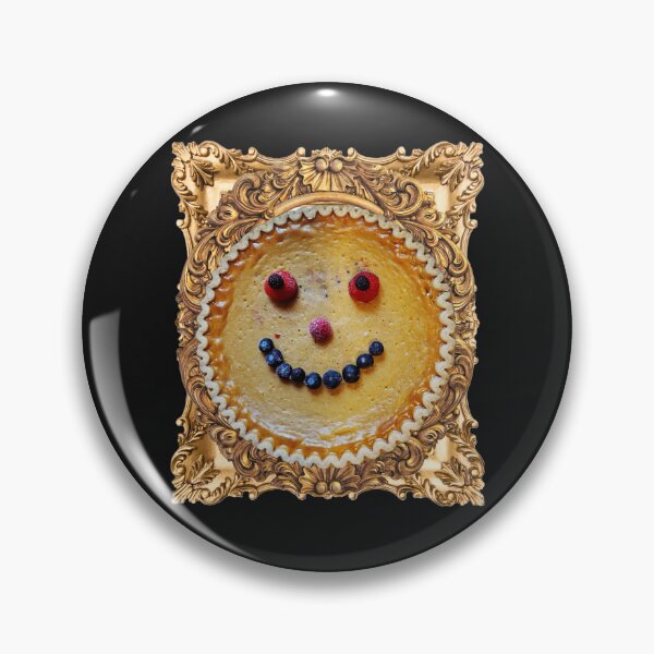 Item preview, Pumpkin Pie Face In a Baroque Frame designed and sold by TechLaughs.