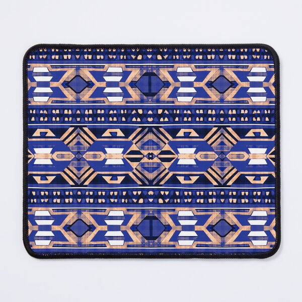 Item preview, Traditional Igorot-inspired tribal pattern. Ethnic Bluish colors designed and sold by IlustradoArts.